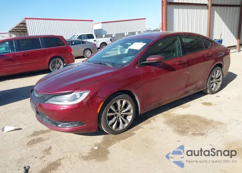 2015 Chrysler 200 S z USA, uszkodzony, nr VIN 1C3CCCBB6FN688204
